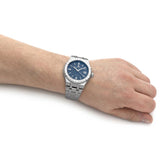 Maurice Lacroix Aikon Automatic Blue Dial Silver Steel Strap Watch for Women - AI1807-SS002-430-1 Buy Now By Maurice Lacroix