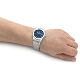 Maurice Lacroix Aikon Date Blue Dial Silver Steel Strap Watch for Men - AI1108-SS002-430-1 Buy Now By Maurice Lacroix