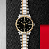 Tudor Style Automatic Black Dial Two Tone Steel Strap Watch for Men - M12713-0005 Buy Now By Tudor