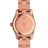 Tissot T Wave Mother of Pearl Dial Rose Gold Steel Strap Watch For Women - T112.210.33.113.00 Buy Now By Tissot
