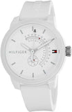Tommy Hilfiger Denim Analog White Dial White Rubber Strap Watch for Men - 1791481 Buy Now By Tommy Hilfiger