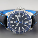 Tag Heuer Aquaracer Calibre 5 Automatic Black Dial Black Nylon Strap Watch for Men - WAY211B.FC6363 Buy Now By Tag Heuer