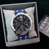 Guess Oasis Multifunction Blue Dial Two Tone Steel Strap Watch for Men- W0366G2 Buy Now By Guess
