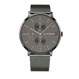 Tommy Hilfiger Jenna Multifunction Grey Dial Grey Mesh Bracelet Watch For Women - 1781945 Buy Now By Tommy Hilfiger
