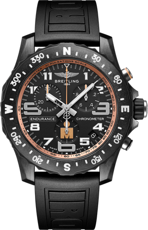 Breitling Endurance Pro Ironman Black Dial Black Rubber Strap Watch for Men - X823101B1B1S1 Buy Now By Breitling