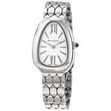 Bvlgari Serpenti Seduttori Quartz White Dial Silver Steel Strap Watch for Women - SERPENTI103141 Buy Now By Bvlgari
