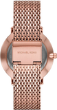 Michael Kors Pyper Analog Black Dial Rose Gold Mesh Strap Watch For Women - MK4566 Buy Now By Michael Kors
