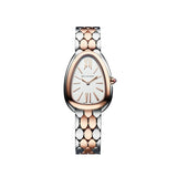 Bvlgari Serpenti Seduttori White Dial Two Tone Steel Strap Watch for Women - SERPENTI103277 Buy Now By Bvlgari
