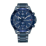 Tommy Hilfiger Bank Quartz Blue Dial Blue Steel Strap Watch for Men - 1791720 Buy Now By Tommy Hilfiger