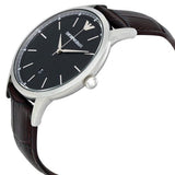 Emporio Armani Renato Quartz Black Dial Brown Leather Strap Watch For Men - AR11187 Buy Now By Emporio Armani