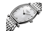 Longines La Grande Classique de Longines Tonneau White Dial Silver Steel Strap Watch for Women - L4.205.4.87.6 Buy Now By Longines