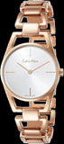 Calvin Klein Dainty White Dial Rose Gold Steel Strap Watch for Women - K7L23646 Buy Now By Calvin Klein