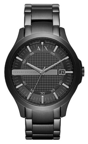 Armani Exchange Hampton Black Dial Black Steel Strap Watch For Men - AX7101 Buy Now By Armani Exchange