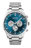 Hugo Boss Pioneer Blue Dial Silver Steel Strap Watch for Men - 1513713 Buy Now By Hugo Boss