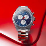 Tissot PRS 516 Chronograph Blue Dial Blue Steel Strap Watch for Men - T131.617.11.042.00 Buy Now By Tissot