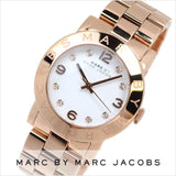 Marc Jacobs Mini Amy White Dial Rose Gold Steel Strap Watch for Women - MBM3078 Buy Now By Marc Jacobs