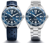 Tag Heuer Formula 1 Bucherer Blue Edition Blue Dial Blue Calfskin Strap Watch for Men - WAZ2015.FT8023 Buy Now By Tag Heuer