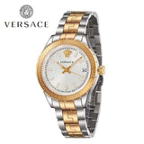 Versace Hellenyium Silver Dial Two Tone Steel Strap Watch for Women - V12030015 Buy Now By Versace