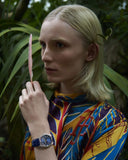 Breitling Chronomat Automatic 36 South Sea Blue Dial Blue Leather Strap Watch for Women - A10380611C1P1 Buy Now By Breitling