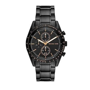 Michael Kors Warren Chronograph Black Dial Black Steel Strap Watch For Men - MK9113 Buy Now By Michael Kors