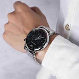 Emporio Armani Luigi Black Dial Silver Steel Strap Watch For Men - AR1894 Buy Now By Emporio Armani