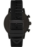 Emporio Armani Luigi Chronograph Black Dial Black Rubber Strap Watch For Men - AR11024 Buy Now By Emporio Armani