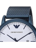 Emporio Armani Luigi Quartz White Dial Blue Mesh Bracelet Watch For Men - AR11025 Buy Now By Emporio Armani