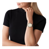 Michael Kors Kacie Three Hand Silver Dial Two Tone Steel Strap Watch for Women - MK6931 Buy Now By Michael Kors