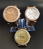 Michael Kors Parker Chronograph Brown Dial Brown Steel Strap Watch For Women - MK5578 Buy Now By Michael Kors