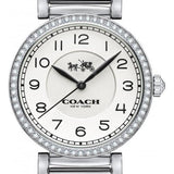 Coach Madison White Dial Silver Mesh Bracelet Watch for Women - 14502651 Buy Now By Coach