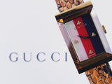 Gucci G-Frame Mother of Pearl Dial Brown Leather Snakeskin Strap Watch For Women - YA147402 Buy Now By Gucci