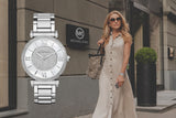 Michael Kors Catlin Silver Dial Silver Steel Strap Watch for Women - MK3355 Buy Now By Michael Kors
