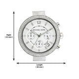 Michael Kors Parker White Dial White Leather Strap Watch for Women - MK2277 Buy Now By Michael Kors