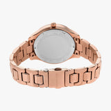 Michael Kors Lilane Three Hand Mother of Pearl White Dial Rose Gold Steel Strap Watch For Women - MK4557 Buy Now By Michael Kors