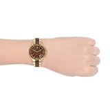 Michael Kors Everest Chronograph Brown Dial Two Tone Steel Strap Watch For Women - MK6973 Buy Now By Michael Kors