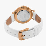 Daniel Wellington Classic Petite Bondi Black Dial White Leather Strap Watch For Women - DW00100283 Buy Now By Daniel Wellington