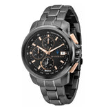 Maserati Successo Solar Black Dial Grey Steel Strap Watch For Men - R8873645001 Buy Now By Maserati