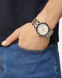 Versace Greca Sport Quartz White Dial Two Tone Steel Strap Watch For Men - VEZ300521 Buy Now By Versace