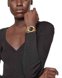 Versace Greca Black Dial Gold Steel Strap Watch for Women - VEVH00820 Buy Now By Versace