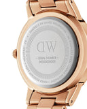 Daniel Wellington Iconic Link Grey Dial Rose Gold Steel Strap Watch For Women - DW00100332 Buy Now By Daniel Wellington