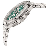 Versace Grace Chronograph Quartz Green Dial Silver Steel Strap Watch For Men - VEZ900121 Buy Now By Versace