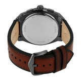 Fossil Everett Chronograph Grey Dial Brown Leather Strap Watch for Men - FS5799 Buy Now By Fossil