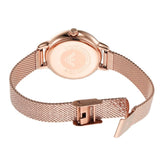 Emporio Armani Gianni T Bar Mother of Pearl Dial Rose Gold Mesh Bracelet Watch For Women - AR11320 Buy Now By Emporio Armani