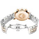 Emporio Armani Gianni Chronograph Grey Dial Two Tone Steel Strap Watch For Men - AR1721 Buy Now By Emporio Armani