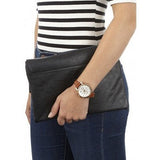 Fossil Boyfriend Chronograph White Dial Brown Leather Strap Watch for Women - ES3837 Buy Now By Fossil