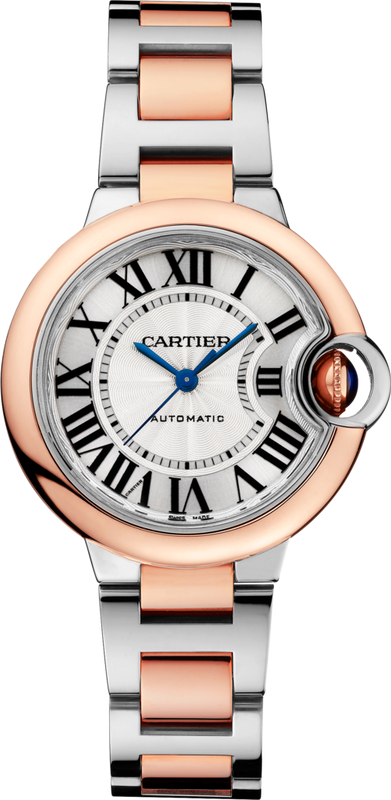 Cartier Ballon Bleu de Cartier Silver Dial Two Tone Steel Strap Watch for Women - W2BB0032 Buy Now By Cartier