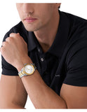 Michael Kors Everest Three Hand Silver Dial Two Tone Steel Strap Watch For Men - MK9141 Buy Now By Michael Kors