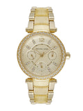 Michael Kors Parker Gold DIal Gold Steel Strap Watch for Women - MK5842 Buy Now By Michael Kors