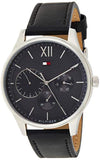 Tommy Hilfiger Damon Multifunction Black Dial Black Leather Strap Watch for Men - 1791417 Buy Now By Tommy Hilfiger