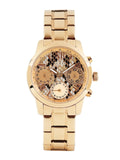 Guess Mini Sunrise Quartz Rose Gold Dial Rose Gold Steel Strap Watch For Women - W0448L9 Buy Now By Guess